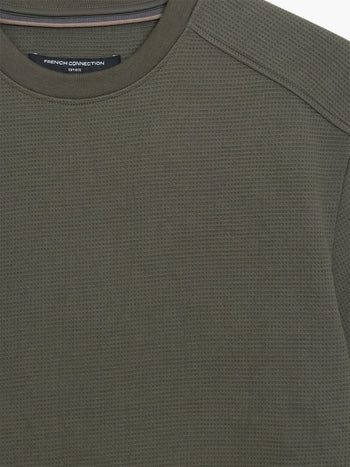 Short Sleeve Waffle Jersey T-Shirt