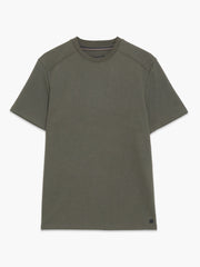 Short Sleeve Khaki Green Waffle Jersey T-Shirt