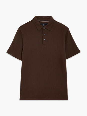 Short Sleeve Vertical Stripe Jacquard Trophy Shirt