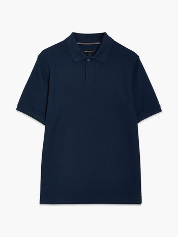 Smart Concealed Placket Polo Shirt