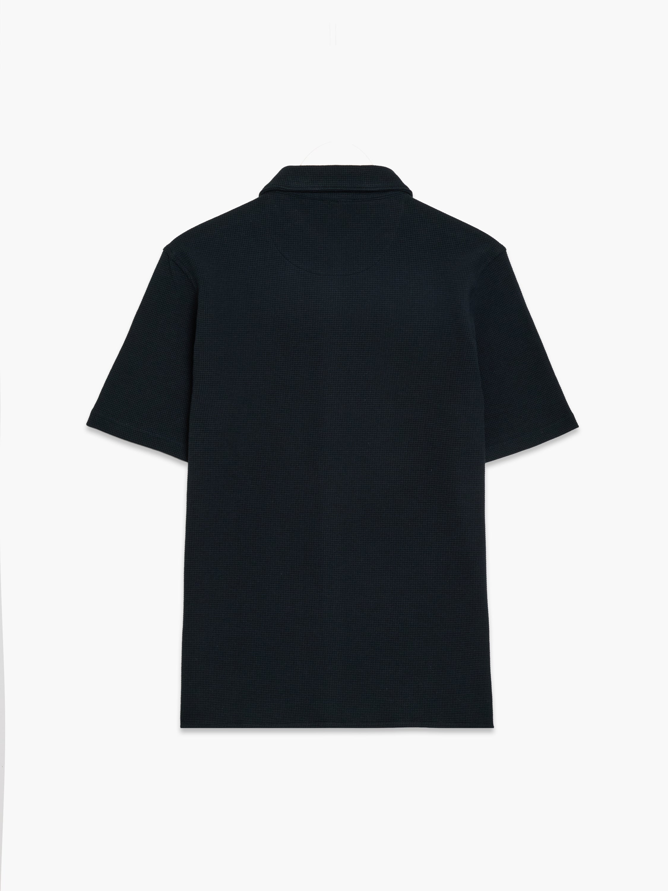 Short Sleeve Textured Shirt