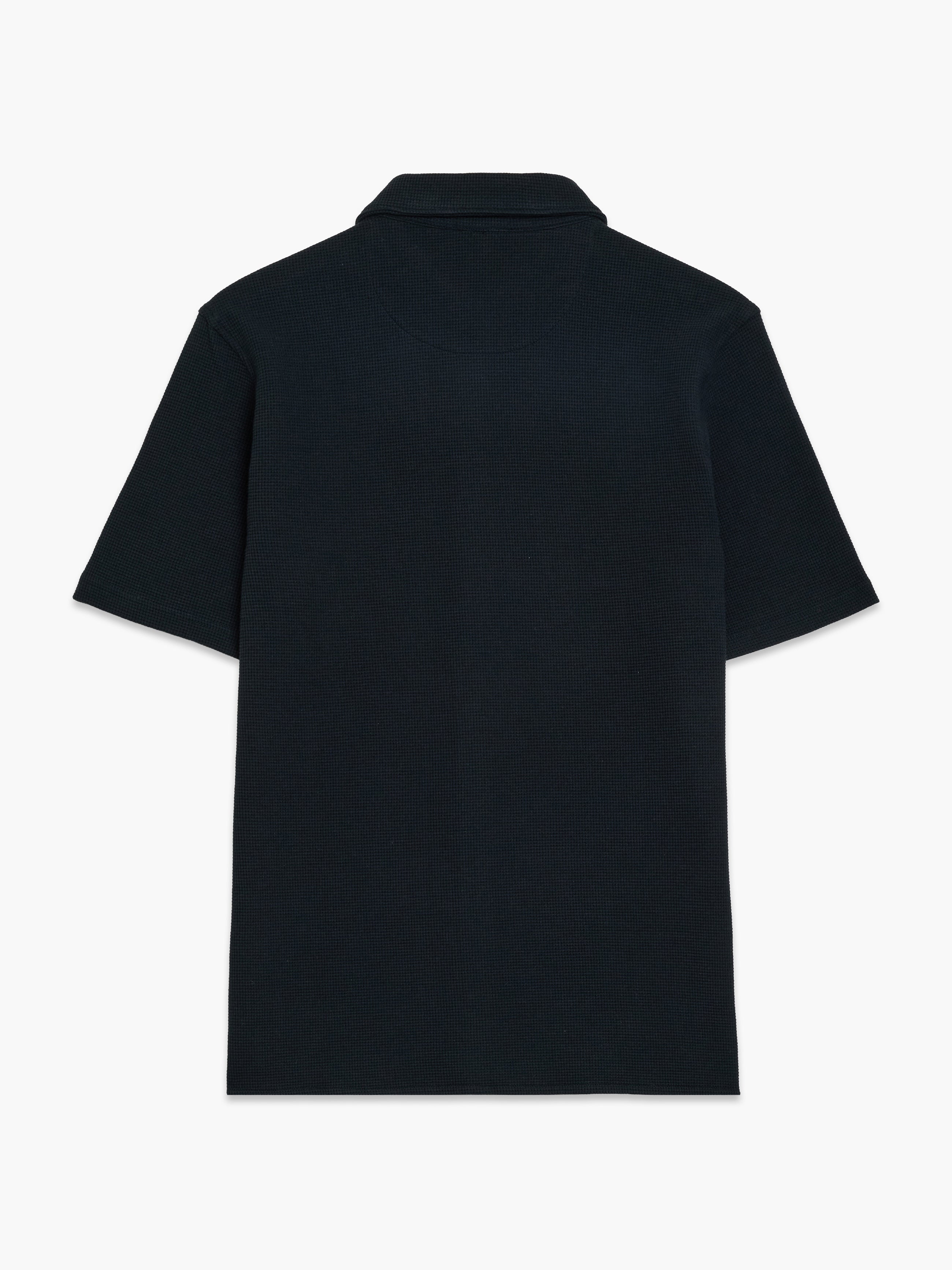 Short Sleeve Textured Shirt