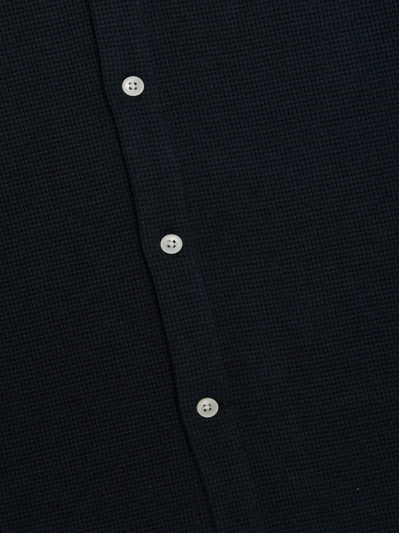 Short Sleeve Textured Shirt