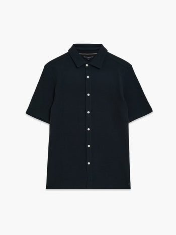 Short Sleeve Textured Shirt