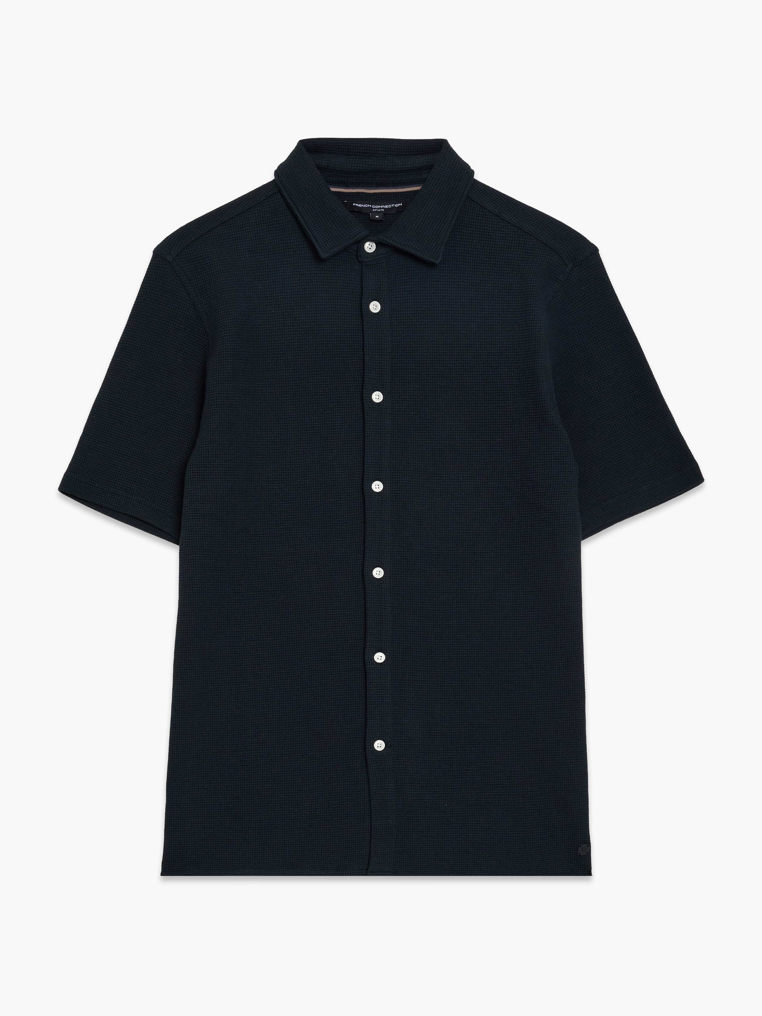 Short Sleeve Textured Shirt