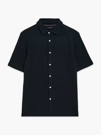 Short Sleeve Textured Shirt