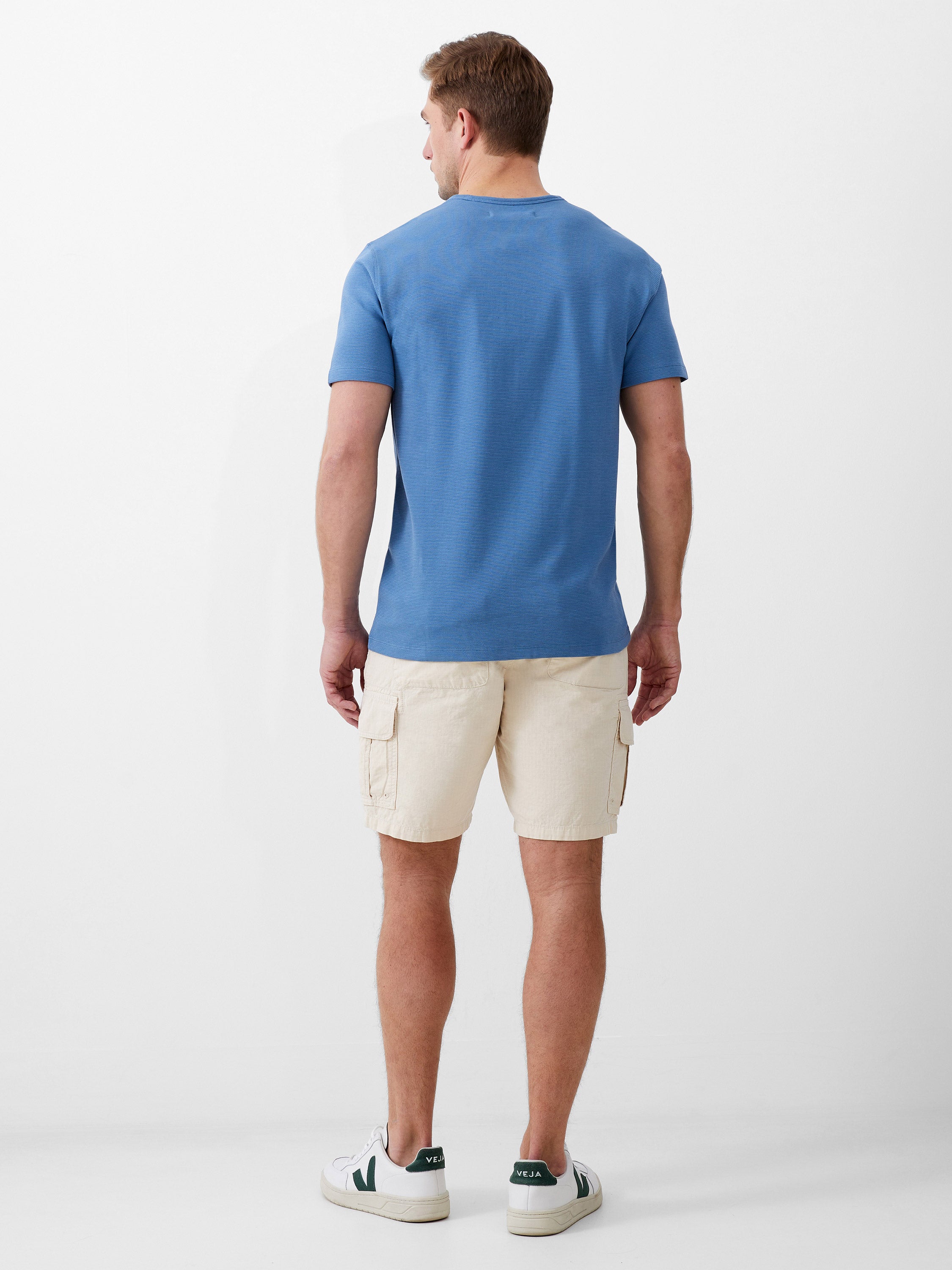 Short Sleeve Ottoman Texture T-Shirt