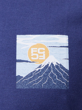 Mount Fuji Organic Graphic T-Shirt