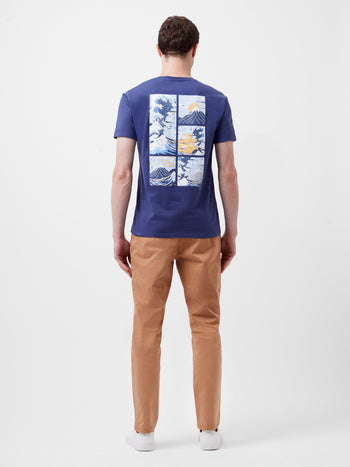 Mount Fuji Organic Graphic T-Shirt
