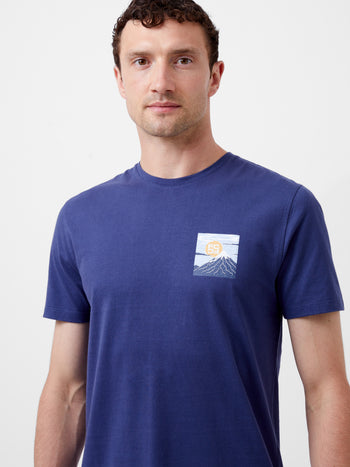 Mount Fuji Organic Graphic T-Shirt