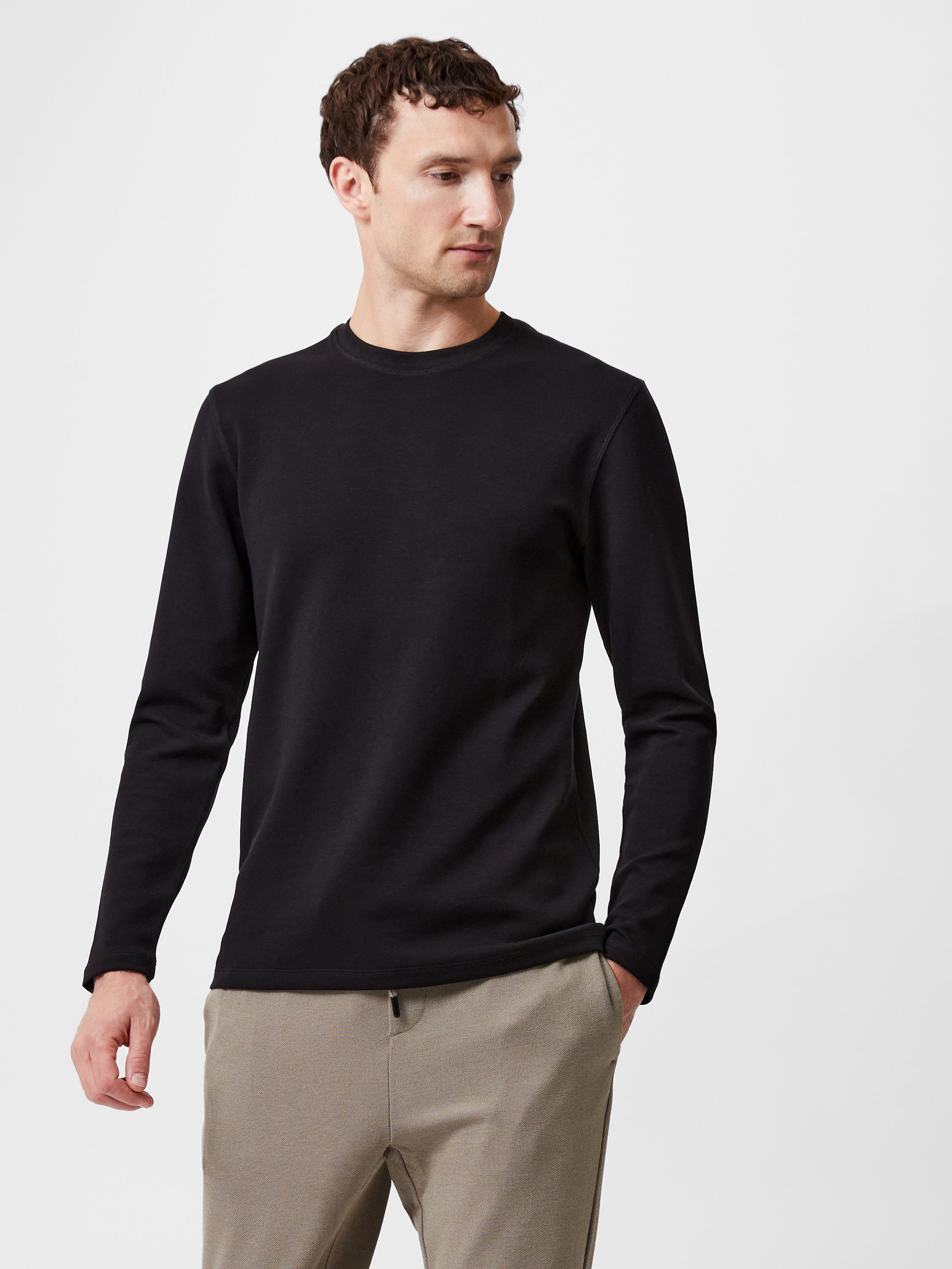 Long Sleeve Crew Neck Top