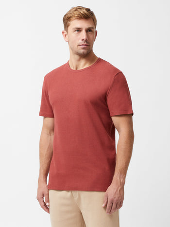 Textured Short Sleeve T-Shirt