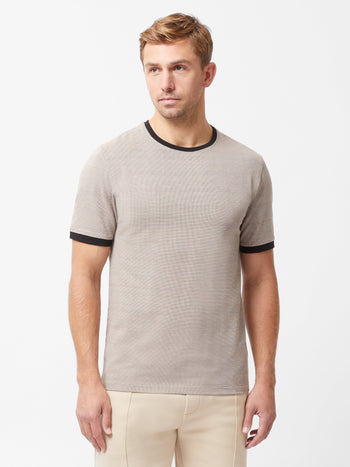 Short Sleeve Textured T-Shirt