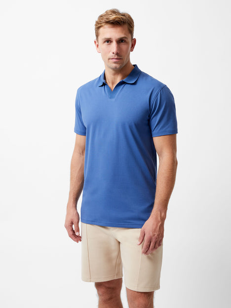 Stretch Short Sleeve Trophy Neck Shirt