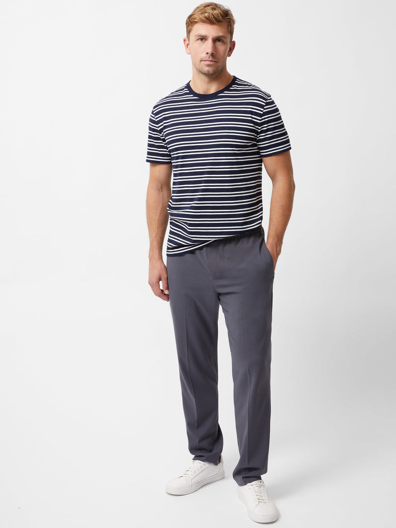 Short Sleeve Yarn Dye Stripe T-Shirt