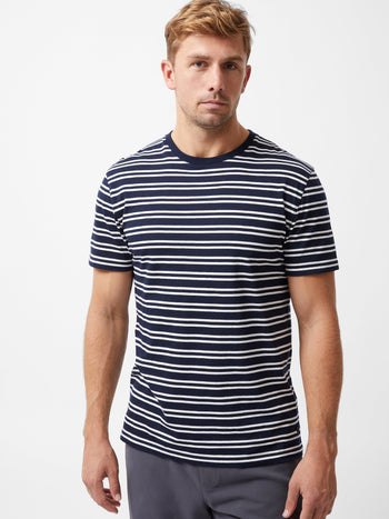 Short Sleeve Yarn Dye Stripe T-Shirt