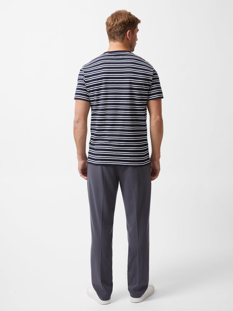 Short Sleeve Yarn Dye Stripe T-Shirt