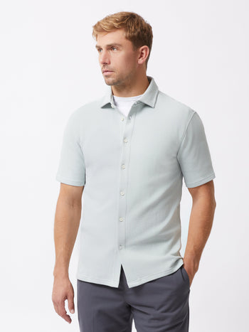 Textured Short Sleeve Shirt