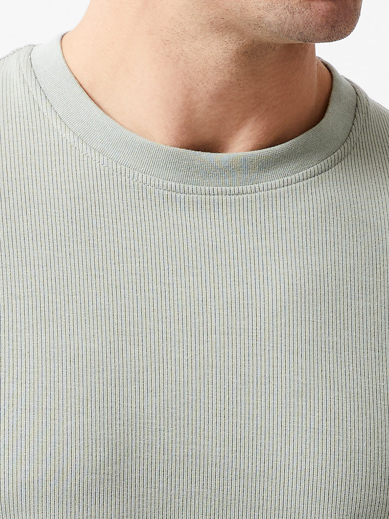 Textured Long Sleeve T-Shirt