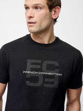 French Connection Mirror Organic Graphic T-Shirt