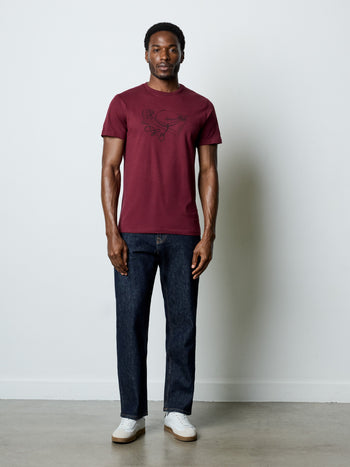 Short Sleeve Organic Turntable Graphic T-Shirt