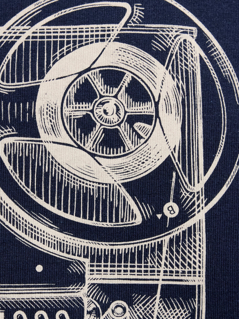 Short Sleeve Organic Audio Recorder Graphic T-Shirt