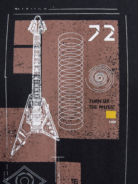 Camden Guitar Organic Graphic T-Shirt