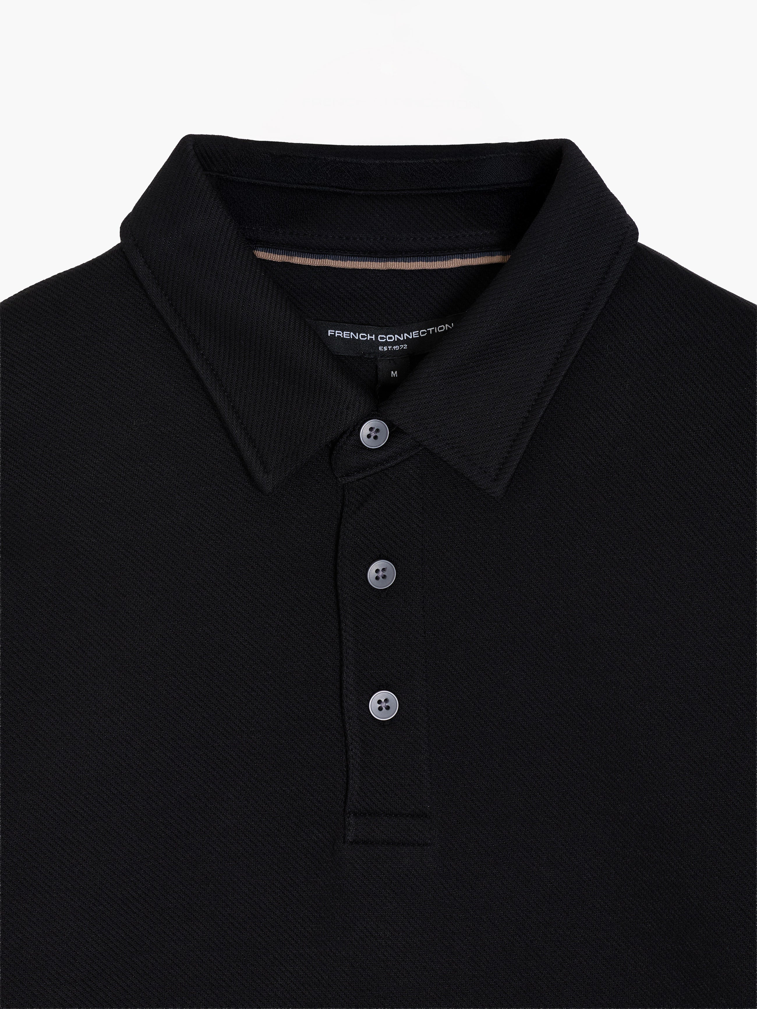 Short Sleeve Diagonal Stripe Polo Shirt