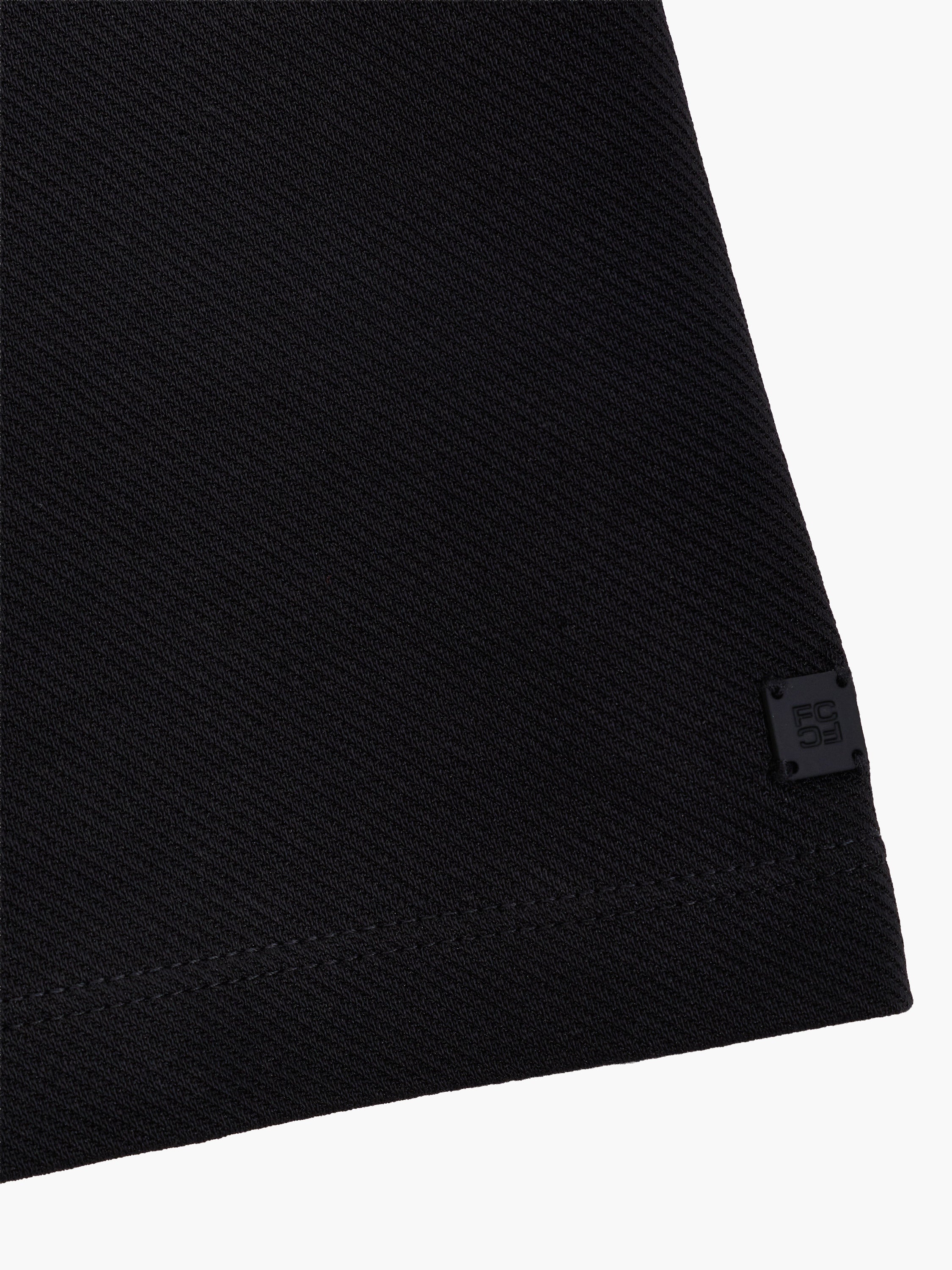 Short Sleeve Diagonal Stripe Polo Shirt