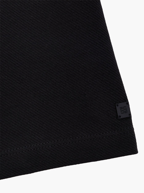 Short Sleeve Diagonal Stripe Polo Shirt