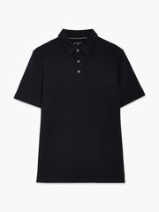 Short Sleeve Diagonal Stripe Polo Shirt