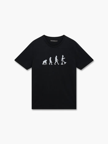 Evolution Pixel Embroidered T-Shirt