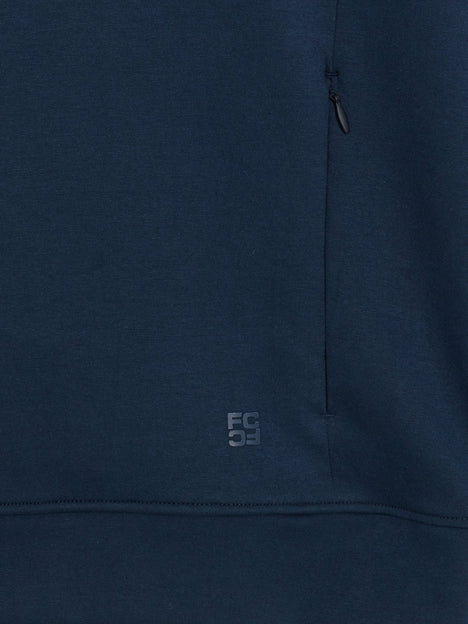 Smart Navy Drawstring Hoodie