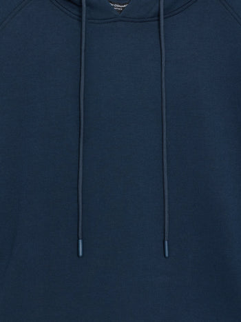 Smart Navy Drawstring Hoodie