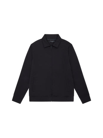 Stretch Collared Zip Through Sweatshirt