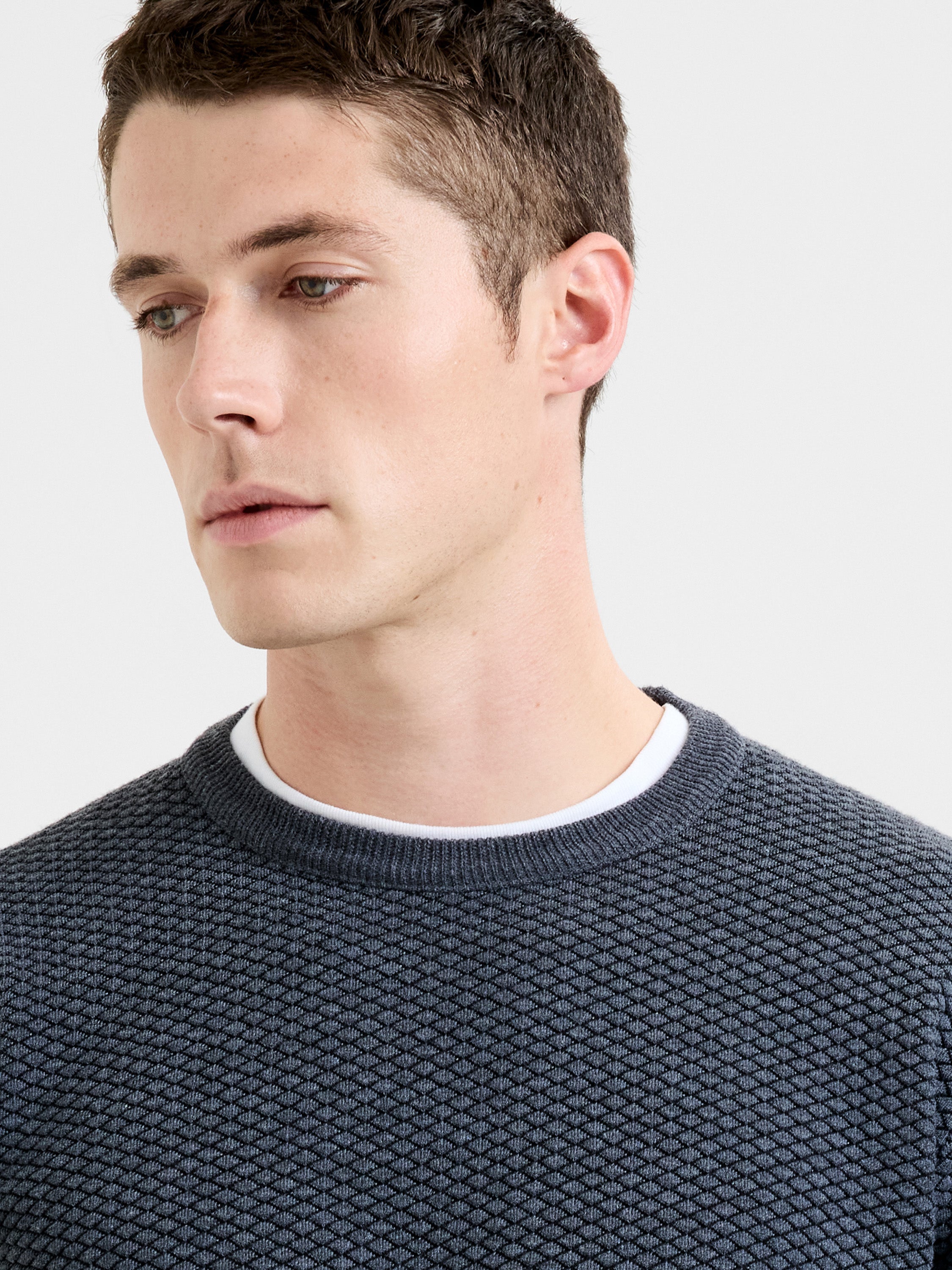 Diamond Jacquard Sweatshirt