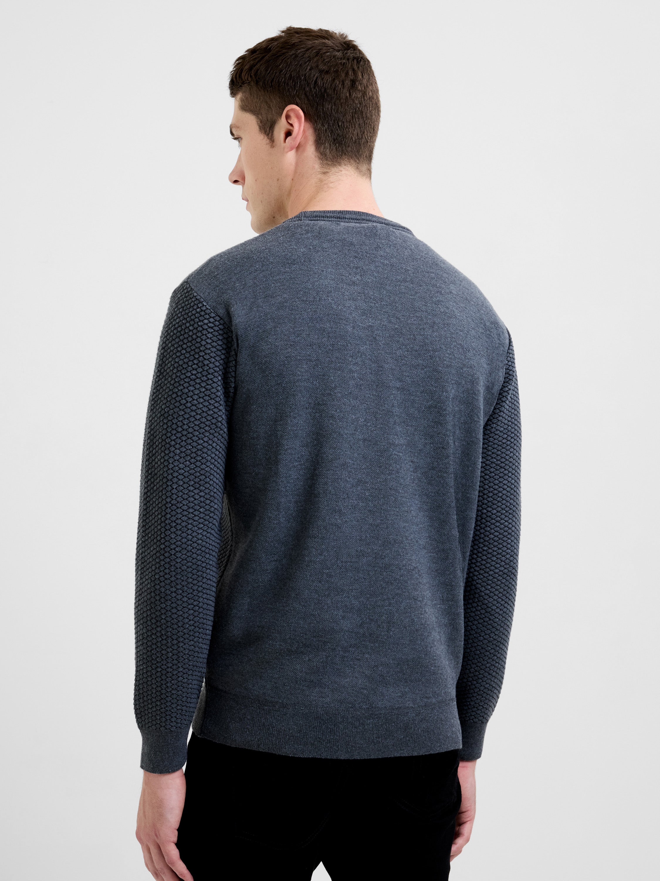 Diamond Jacquard Sweatshirt