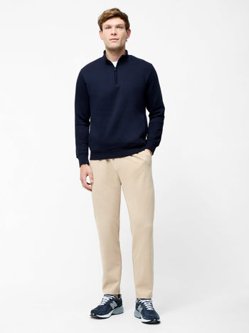 Half Zip Funnel Neck Sweatshirt