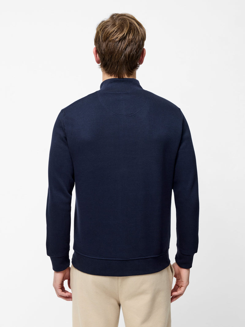 Half Zip Funnel Neck Sweatshirt