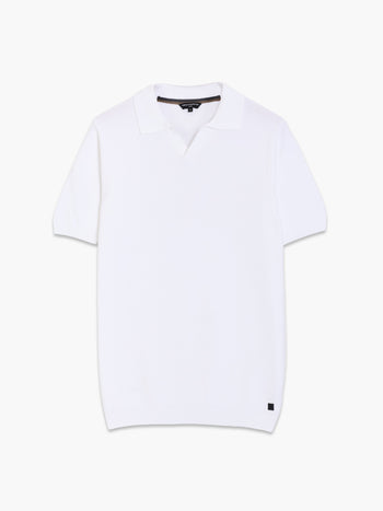 Short Sleeve Solid Trophy Knit Polo
