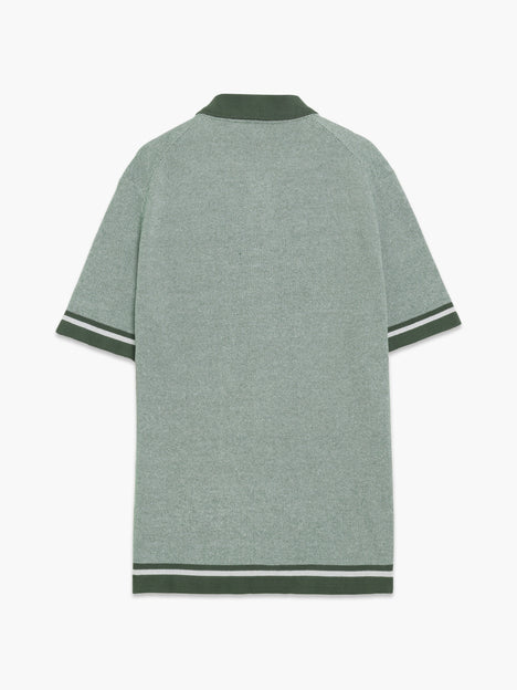 Short Sleeve Button-Through Polo Shirt