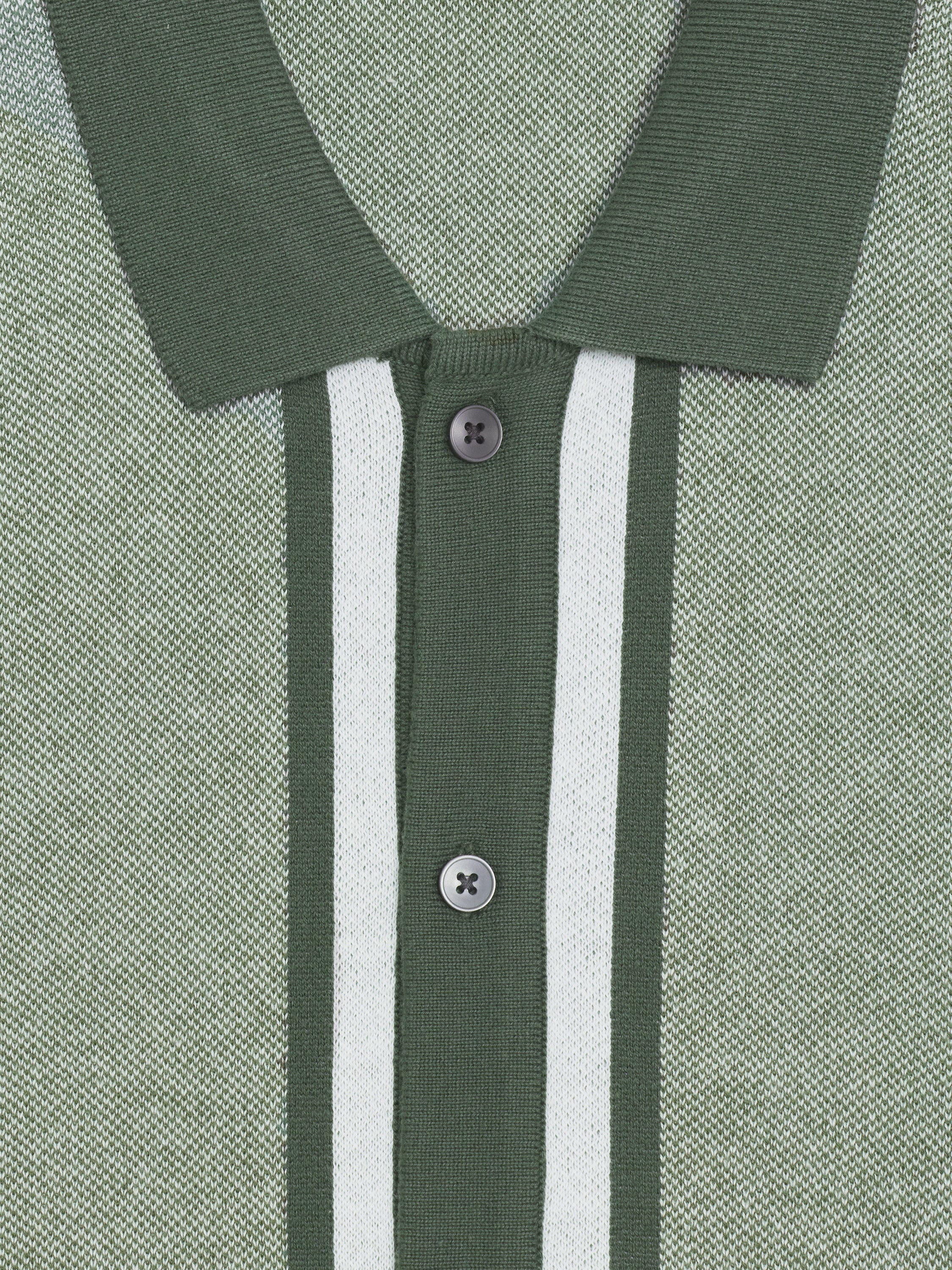 Short Sleeve Button-Through Polo Shirt