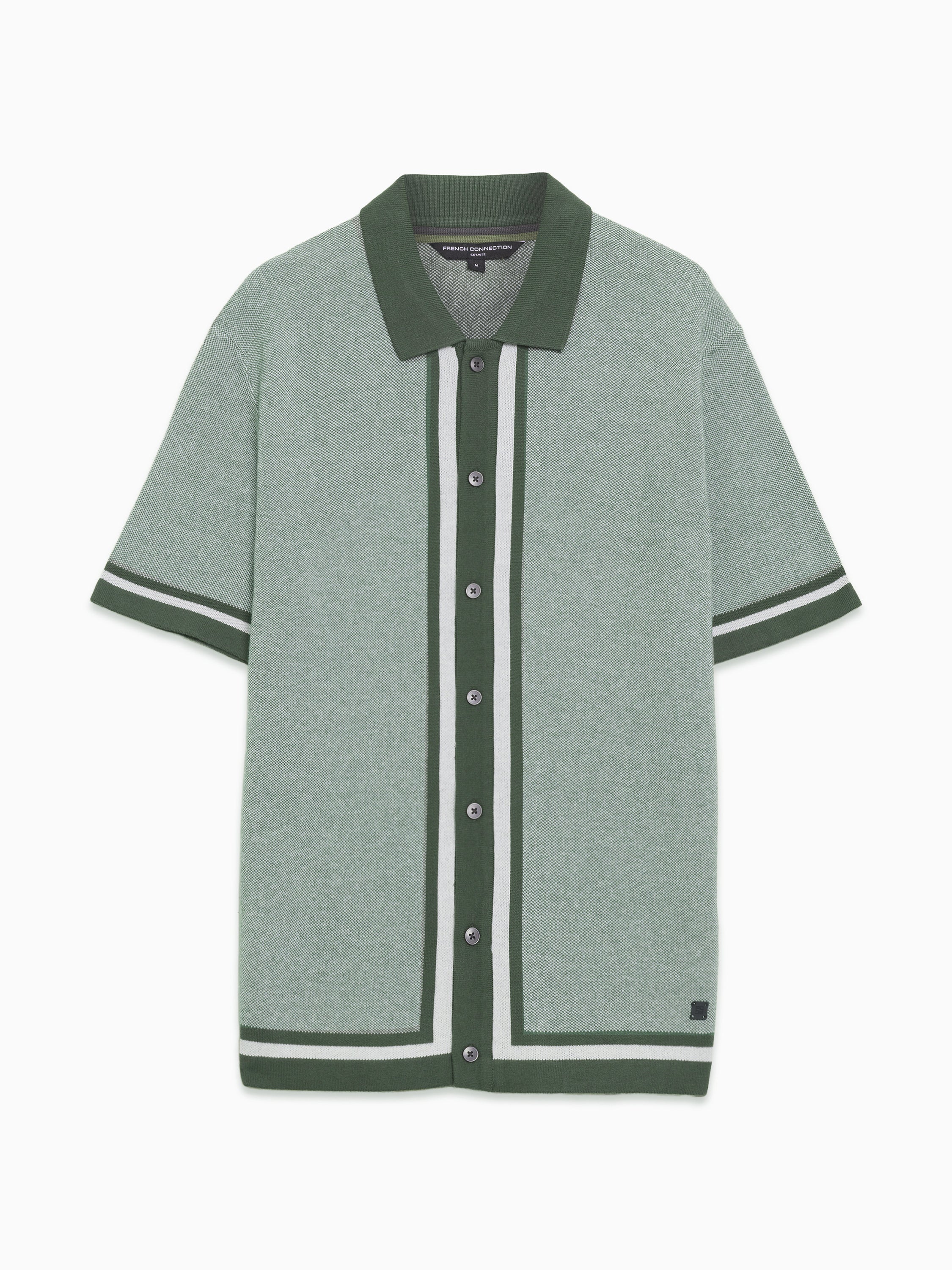 Short Sleeve Button-Through Polo Shirt