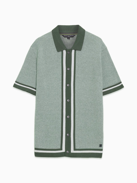 Short Sleeve Button-Through Polo Shirt