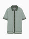 Short Sleeve Button-Through Polo Shirt