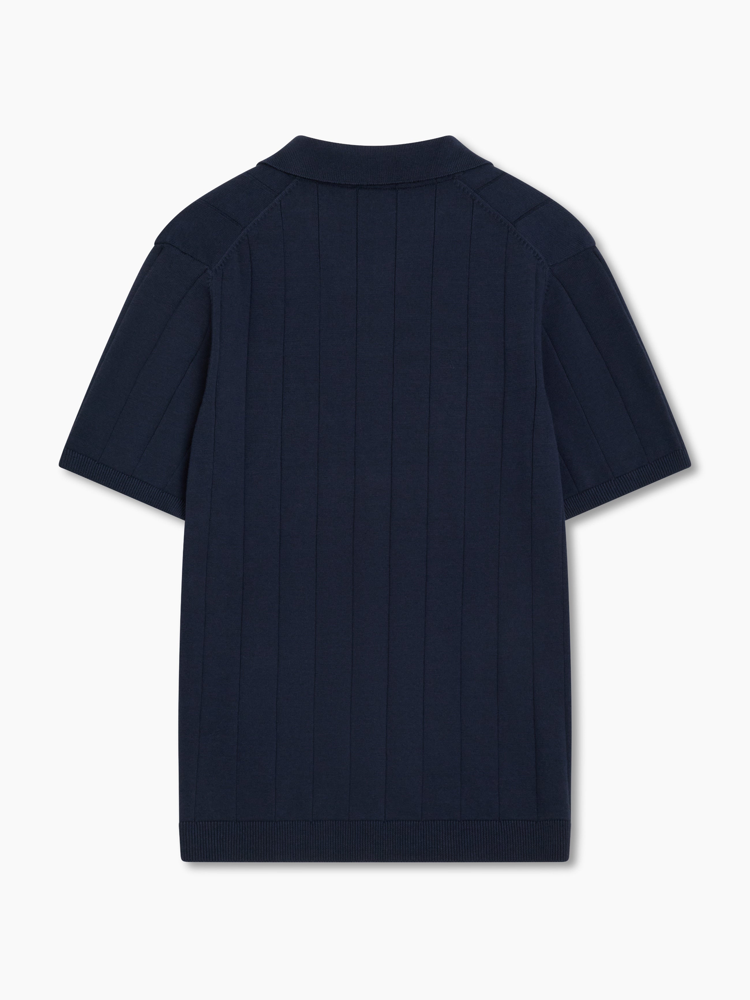 Short Sleeve Trophy Knit Polo Shirt