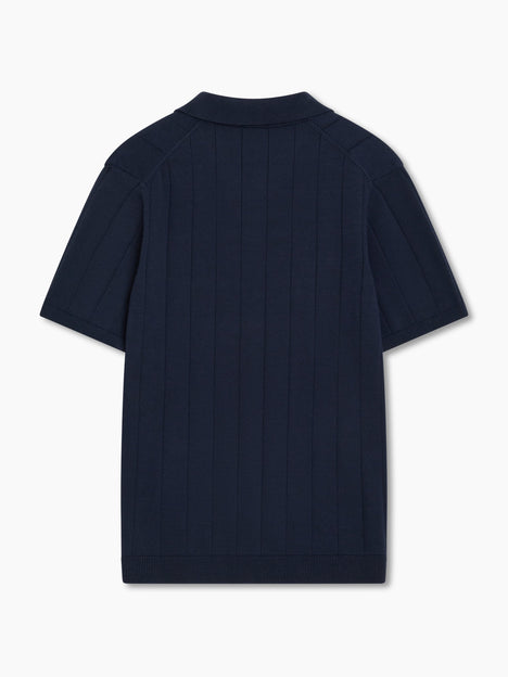 Short Sleeve Trophy Knit Polo Shirt