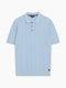 Textured Knit Polo Shirt