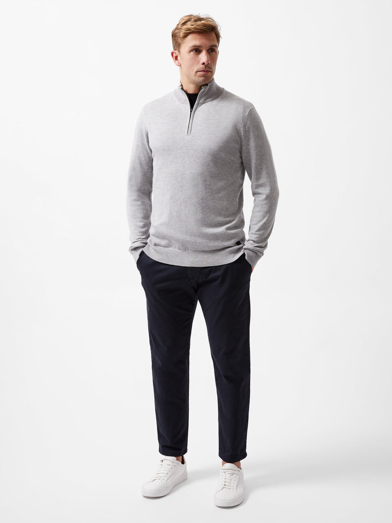 Half Zip Knitted Jumper