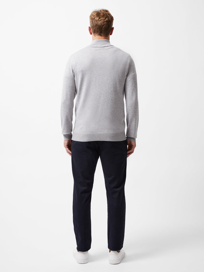 Half Zip Knitted Jumper